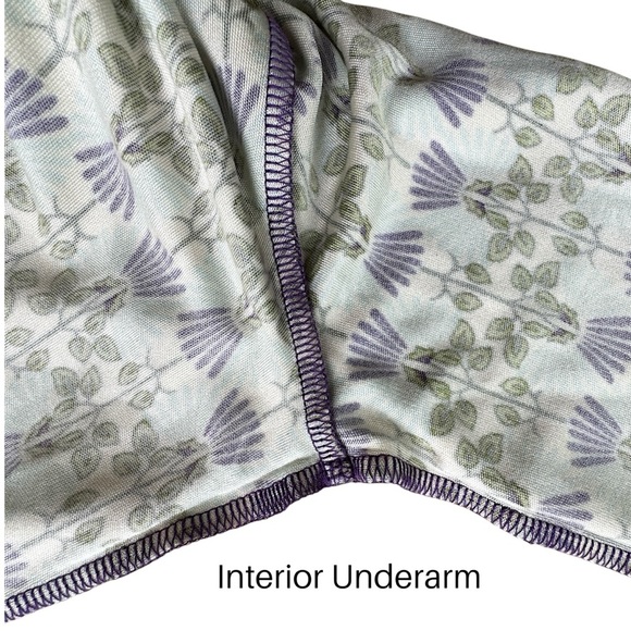 TORY BURCH | NWOT EMBELLISHED SILK FLORAL TUNIC BEADED JEWEL NECKLINE | SMALL - Picture 8 of 15